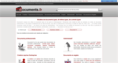 Desktop Screenshot of documents.fr