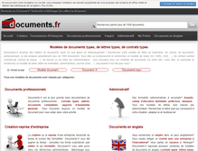 Tablet Screenshot of documents.fr